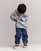 Tout-petit - Chandail imperm&eacute;able &agrave; capuchon, nuage et &eacute;clair - Bleu p&acirc;le, image 4 sur 7 diapositives