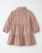 Toddler Girl Organic Cotton Corduroy Dress, image 3 of 6 slides