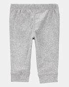 Baby 4-Pack Pull-On Pants - Grey/Cream, image 2 of 7 slides
