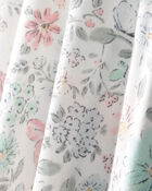 Baby Girl Butterfly Garden PurelySoft 2-Way Zip 1-Piece Pajama, image 5 of 7 slides