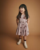 Toute-petit fille - Robe Avenue Twirl&trade; &agrave; imprim&eacute; floral - Mauve, image 1 sur 6 diapositives