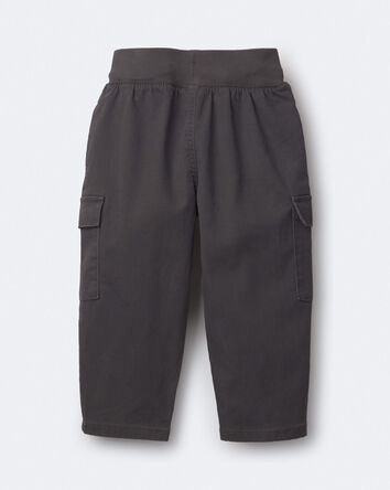 Toddler Boy Cargo Pant - Dark Grey, 