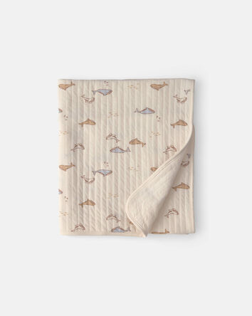 Baby 1pk  Whale Knit Blanket, 