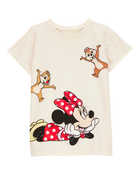 Kid Disney© Minnie Mouse Short-Sleeve Graphic Tee - Cream, image 1 of 2 slides