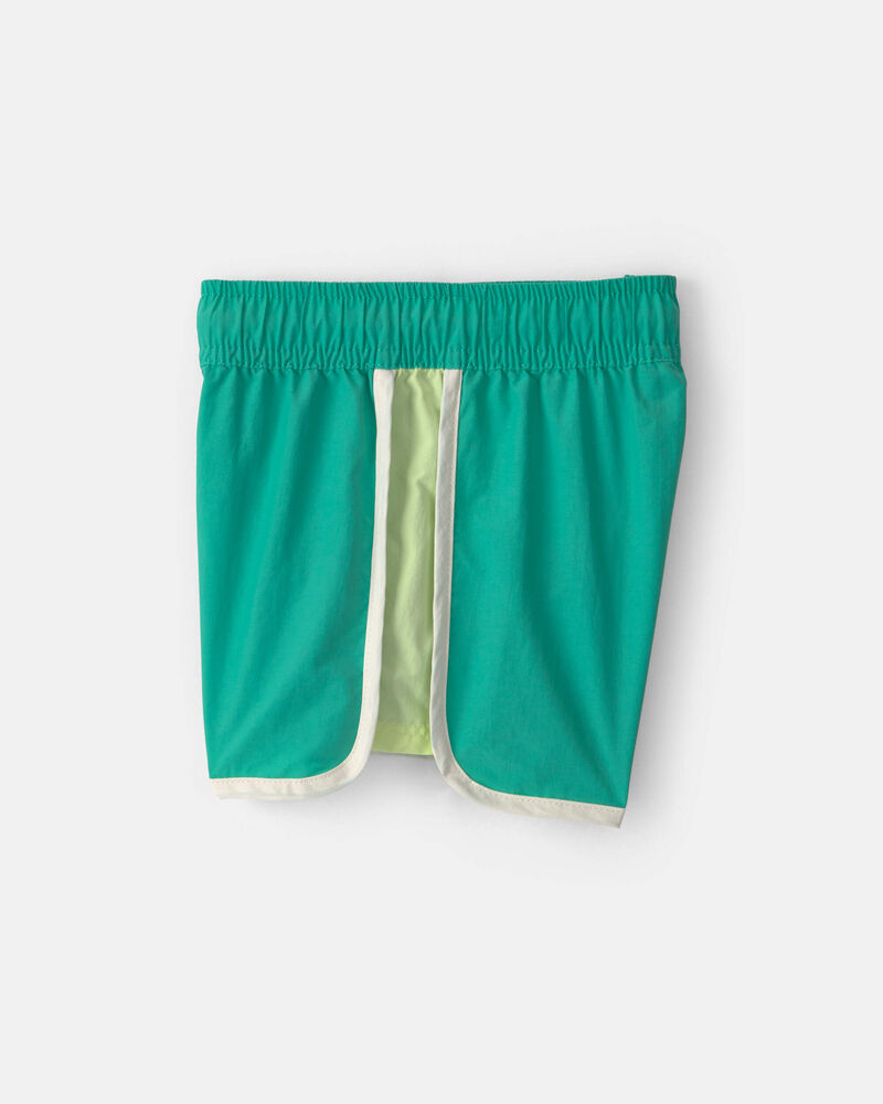 Toddler Active Shorts - Green, image 3 of 5 slides