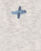 Baby Boy 5-Pack Airplane Multipack Bodysuits, image 5 of 7 slides