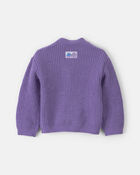 Girls Disney&copy; Lilo & Stitch Cardigan Sweater - Purple, image 2 of 5 slides