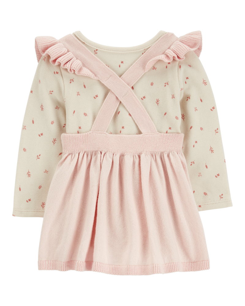 Baby 2-Piece Long-Sleeve Bodysuit & Jumper Set, image 2 of 5 slides