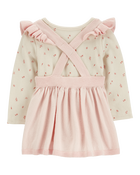 Baby 2-Piece Long-Sleeve Bodysuit & Jumper Set, image 2 of 5 slides