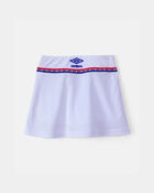 Ensemble 2 pi&egrave;ces chandail de soccer et jupe-short Umbro de la France pour toute-fille - Rouge/Bleu/Blanc, image 6 sur 9 diapositives