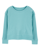 Kid Waffle Knit Thermal Long-Sleeve Tee, image 1 of 3 slides