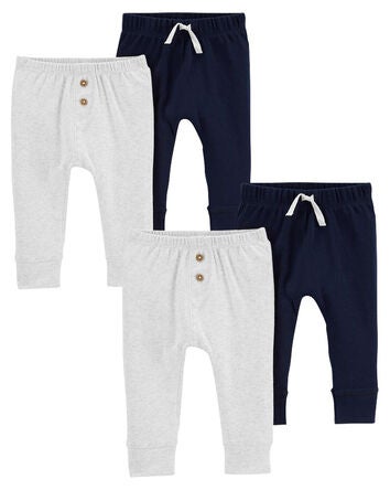 4-Pack Pull-On Pants, 