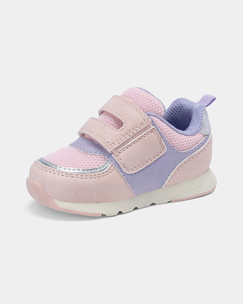 Baby Girl Every Step&reg; First Walker Casual Shoes - Pink/Purple, image 6 of 6 slides