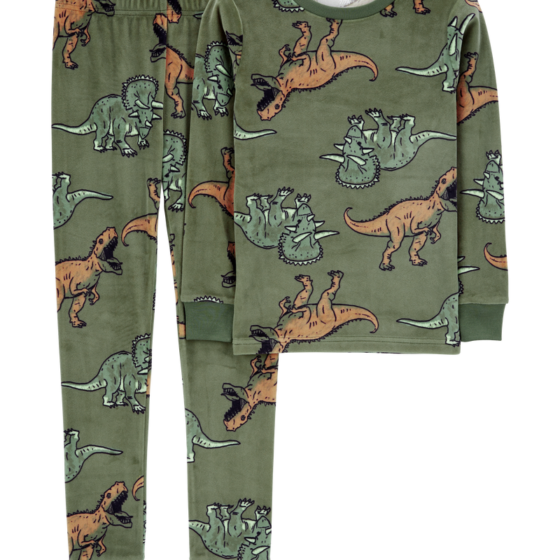 Dinosaur fleece pyjamas best sale