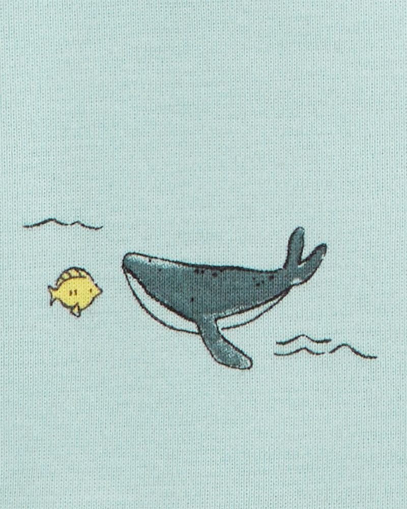 Baby Boy 5-Pack Ocean Print Sleeveless Bodysuits, image 4 of 7 slides