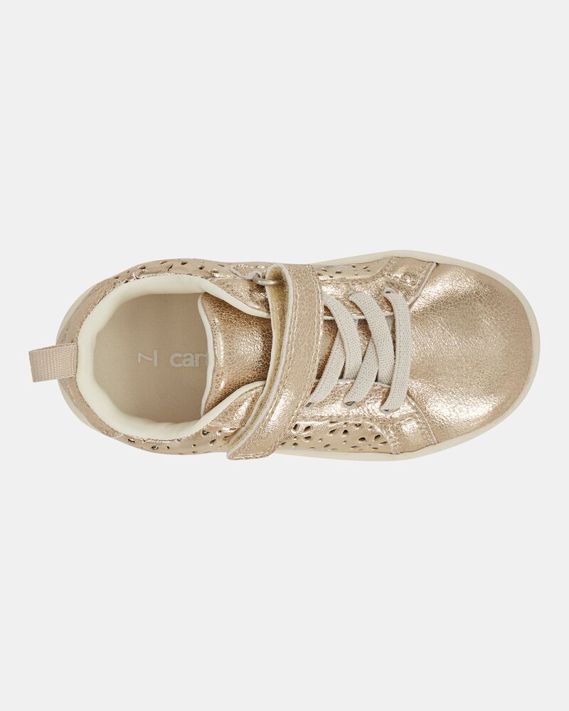 Tout-petit fille - Espadrilles &agrave; tige haute &agrave; paillettes - Dor&eacute;, image 4 sur 7 diapositives