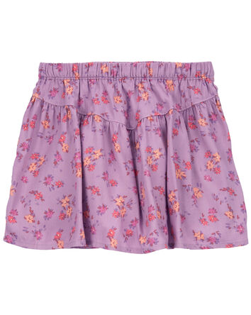 LENZING™ ECOVERO™ Floral Print Skirt, 