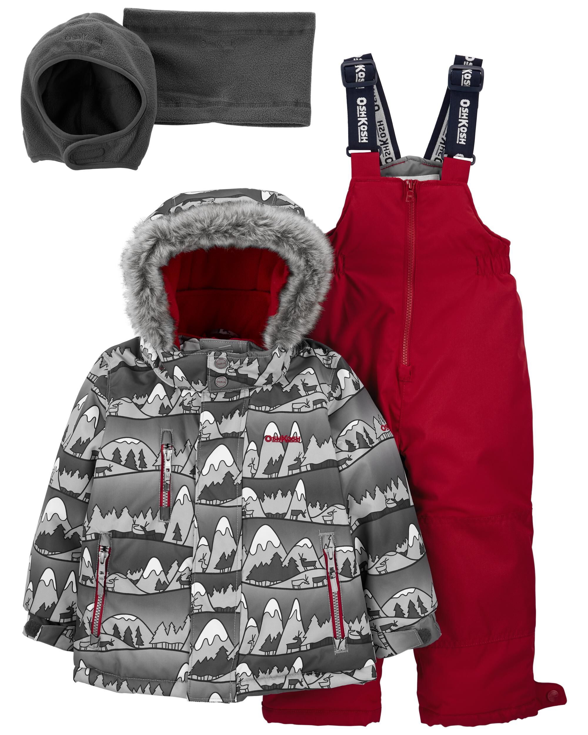 Habit de neige 2 pi ces avec tuque et cache cou en prime