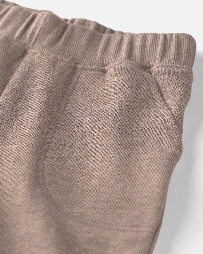 Toddler 2-Piece Organic Cotton French Terry Top & Pant Set, image 2 of 4 slides