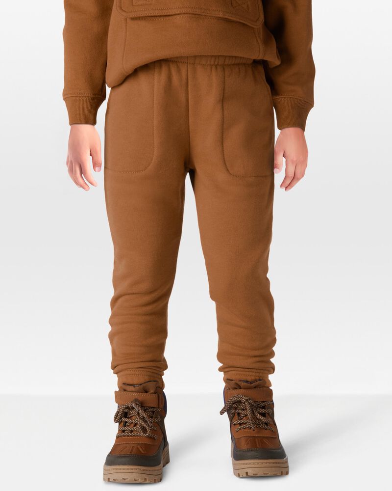 Toddler Pull-On Fleece Pants, image 1 of 6 slides