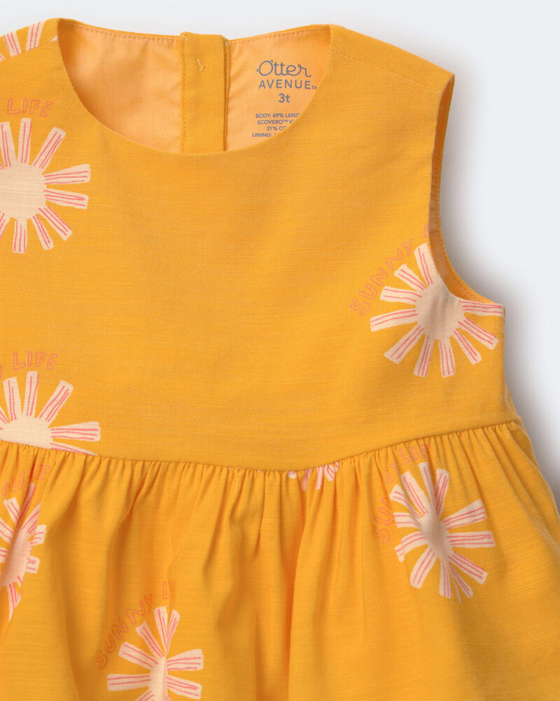Tout-petit fille - Haut p&eacute;plum &agrave; imprim&eacute; Rayon de soleil - Jaune dor&eacute;, image 5 sur 5 diapositives