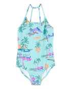 Kid Tropical 1-Piece and Sarong Set, image 2 of 5 slides