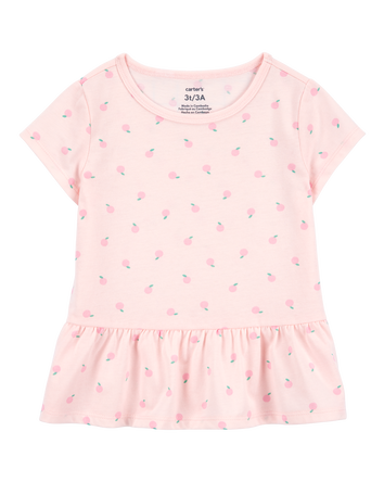 Baby Floral Peplum Top, 