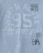 Boys Polar Long-Sleeve Graphic Tee - Blue, image 2 of 3 slides