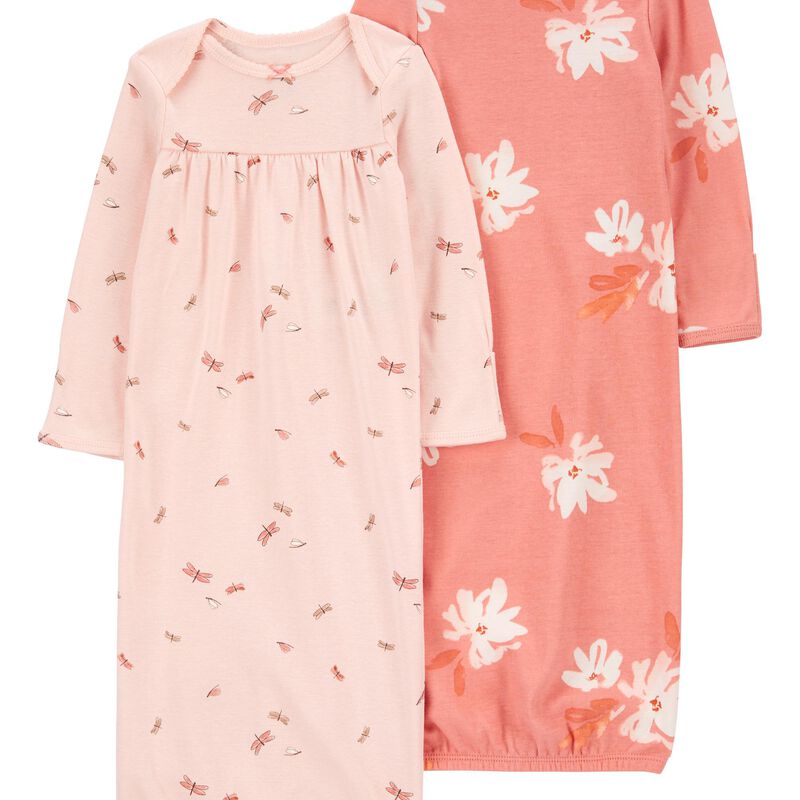 Pink 2Pack Sleeper Gowns