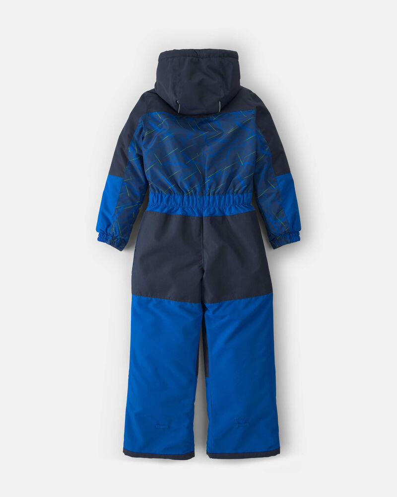 Boys 1 Piece Snowsuit-  Royal Blue, image 2 of 9 slides