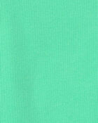 Girls Rib Tank Top - Green, image 4 of 5 slides