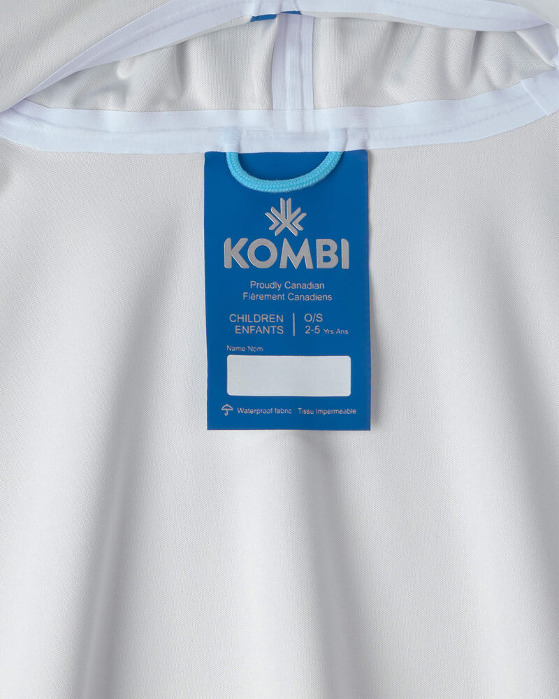 Toddler Kombi Rain Poncho - Blue , image 3 of 4 slides