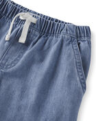 Kids Organic Cotton Denim Cargo Pants, image 4 of 6 slides