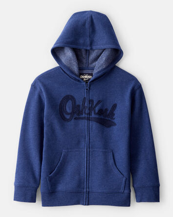 Boys OshKosh Logo Zip Jacket - Blue, 
