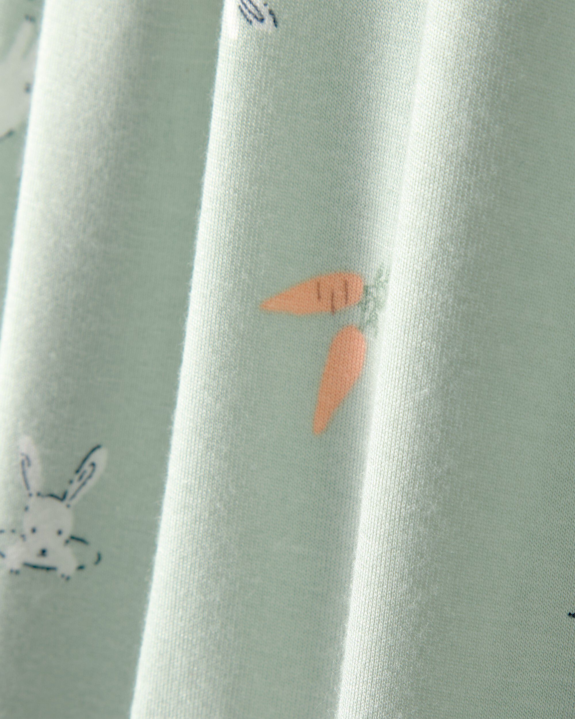 　バード　 baby, light green Baby Bunny 2-Way Zip PurelySoft Sleeper - Green | Carter's Oshkosh