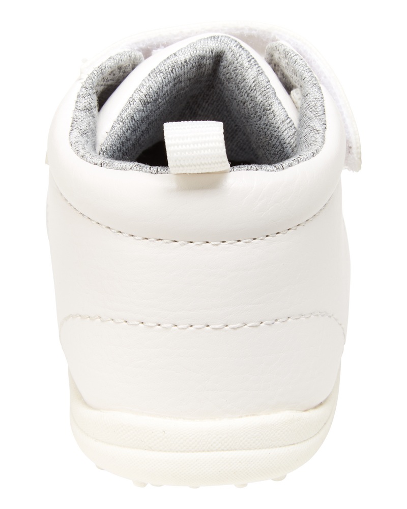 Every Step® First Walker High Top Sneaker - White, image 3 of 6 slides