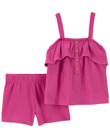 2-Piece Crinkle Jersey Outfit Set, 