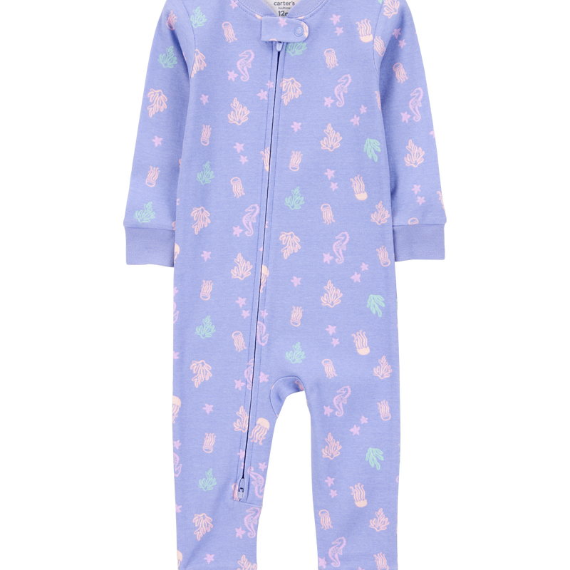 Blue Baby 1-Piece Jellyfish 100% Snug Fit Cotton Footless Pyjamas | Carter’s Oshkosh Canada