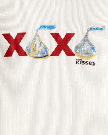 Girls Hershey Kisses XOXO Long-Sleeve Top - Cream, 
