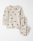 Baby Organic Cotton Pyjamas in Beavers' Creek Print, image 1 of 5 slides