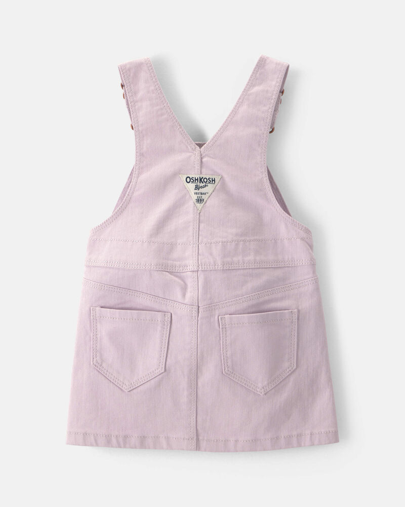 Baby Girl Twill Skirtall - Purple, image 2 of 4 slides