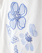 Toddler Short-Sleeve Fashion Top - White, image 2 of 4 slides