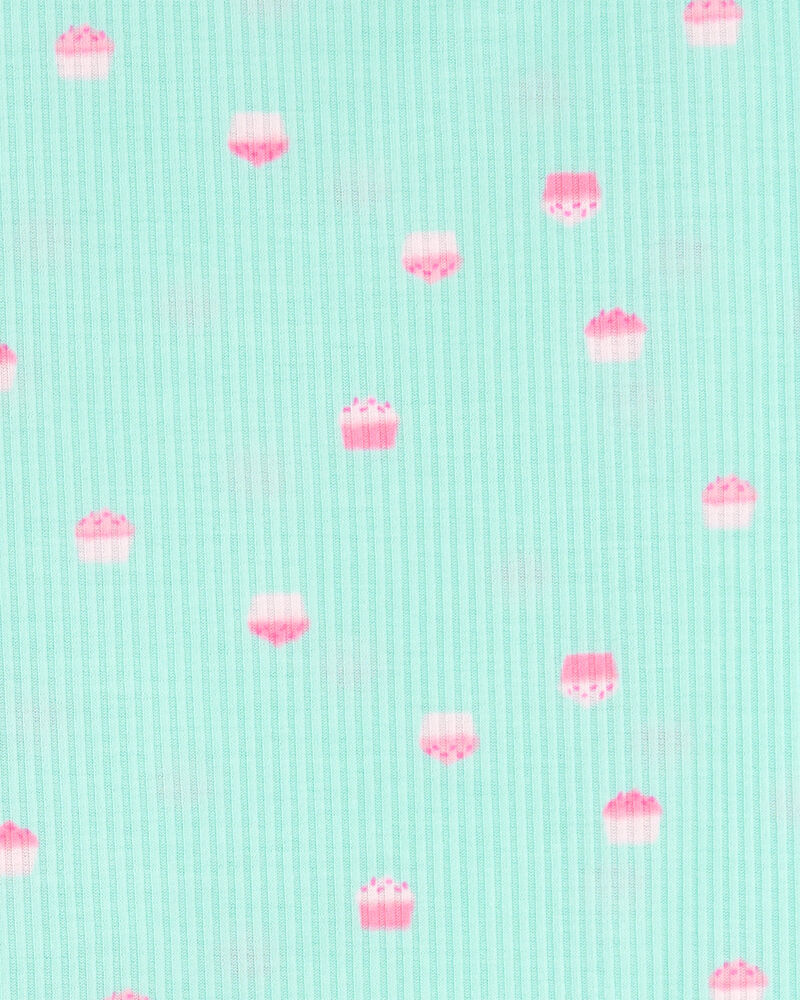 Kid 2-Piece Cupcake Loose Fit Pyjamas, image 2 of 3 slides