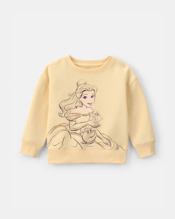 Toddler Girl Disney&copy; Belle Fleece Pullover Sweatshirt - Yellow, 