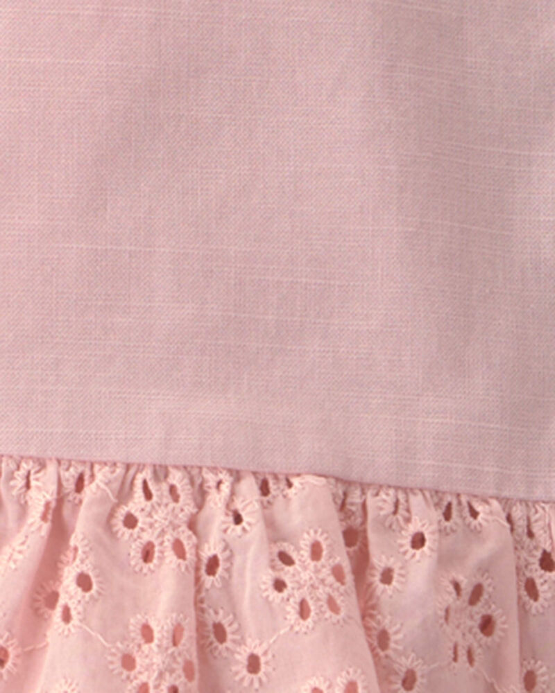 Tout-petit fille - Ensemble 2 pi&egrave;ces haut et jupe - Rose, image 3 sur 3 diapositives