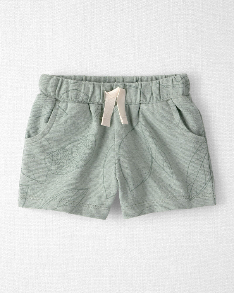 Baby 2-Piece Shorts Set Made with Organic Cotton in Sienna Breeze, image 2 of 5 slides