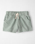 Baby 2-Piece Shorts Set Made with Organic Cotton in Sienna Breeze, image 2 of 5 slides
