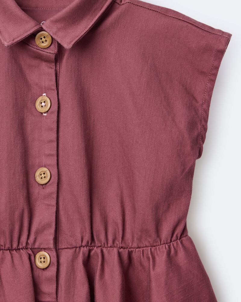 Toddler Girl Avenue Twirl&trade; Dress - Burgundy, image 7 of 8 slides