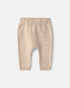 Baby Boy 3-Piece Cotton Sweater Layering Set - Cream, image 3 of 6 slides