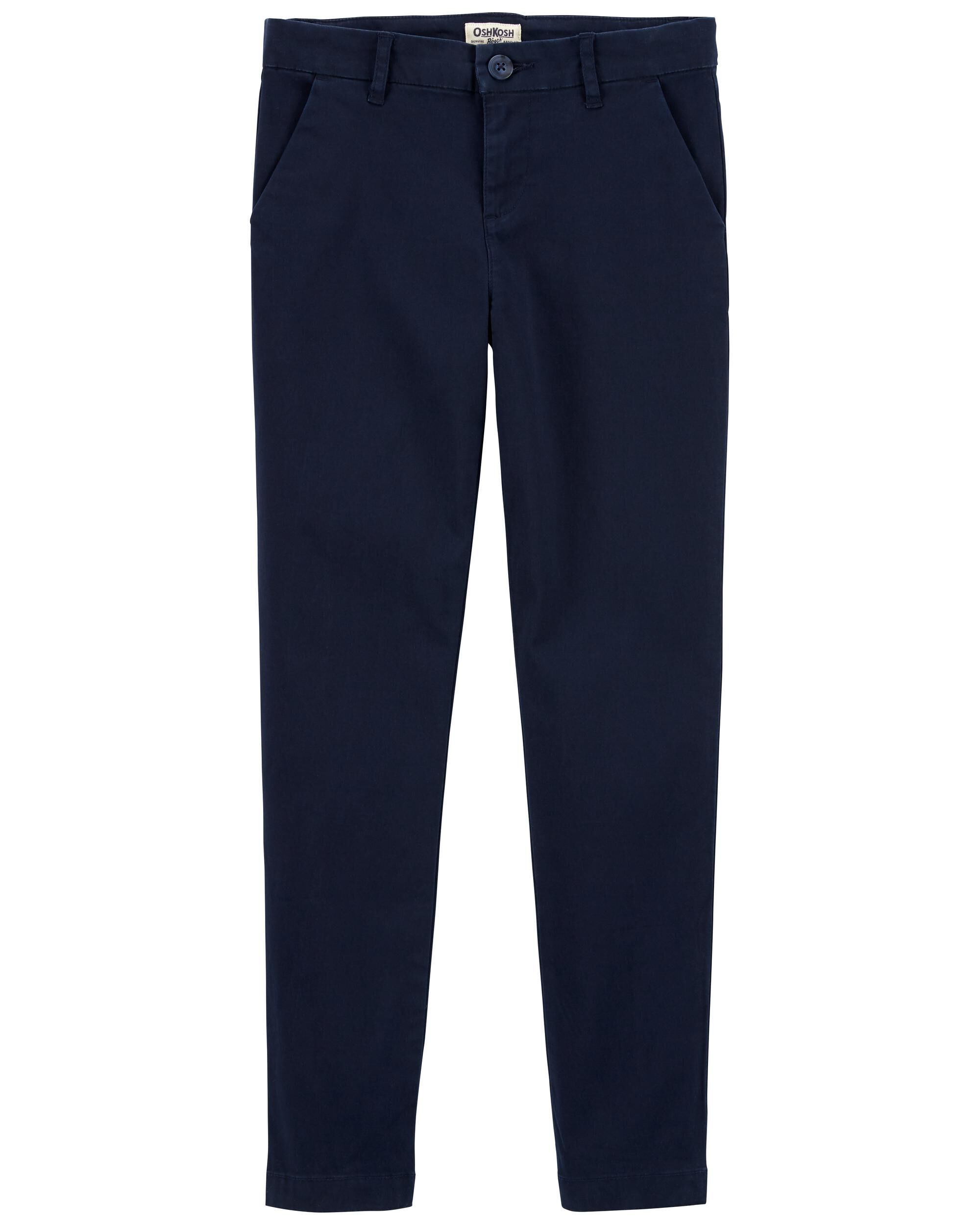 Kids Boys Kid Flat Front Chino Pants 6 6X OshKosh Bgosh
